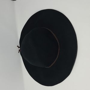 World Market Black Wool Hat One Size